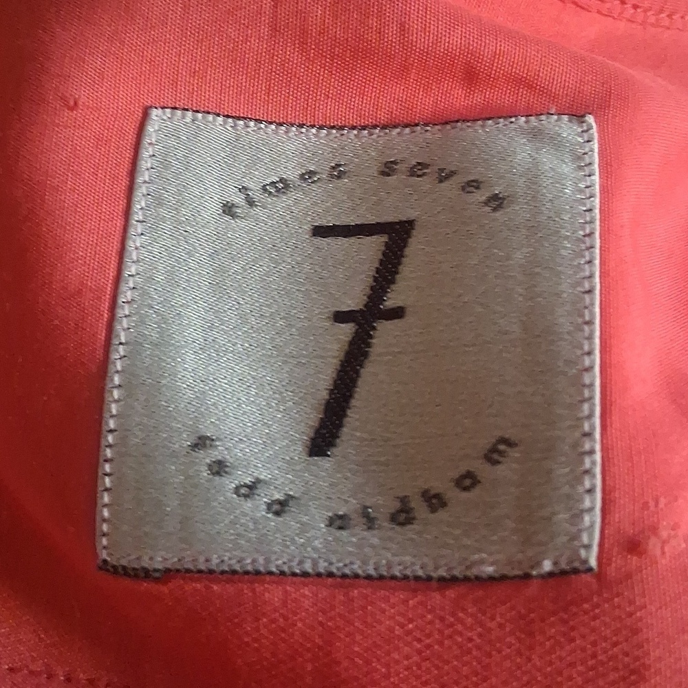 Vintage Times 7 Todd Oldham Pink Embroidered Button Up Shirt L/XL - Picture 5 of 5